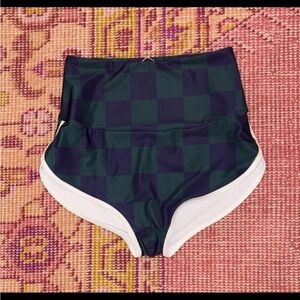 Salt Gypsy Betty Checkered High-Waisted Swim Bottoms